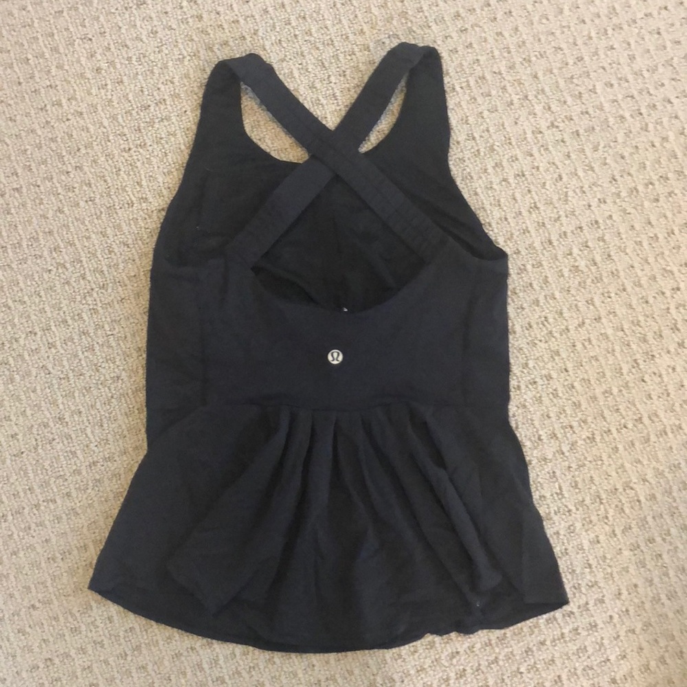 Lulu lemon peplum tanktop size 6